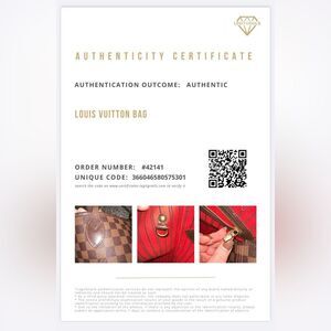 Certificate of authentication